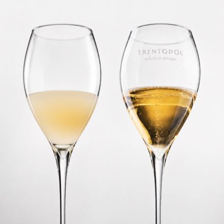 Le origini: tranquillo e Trentodoc.  English language